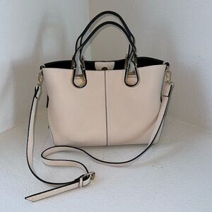 Prada cream colored leather purse.